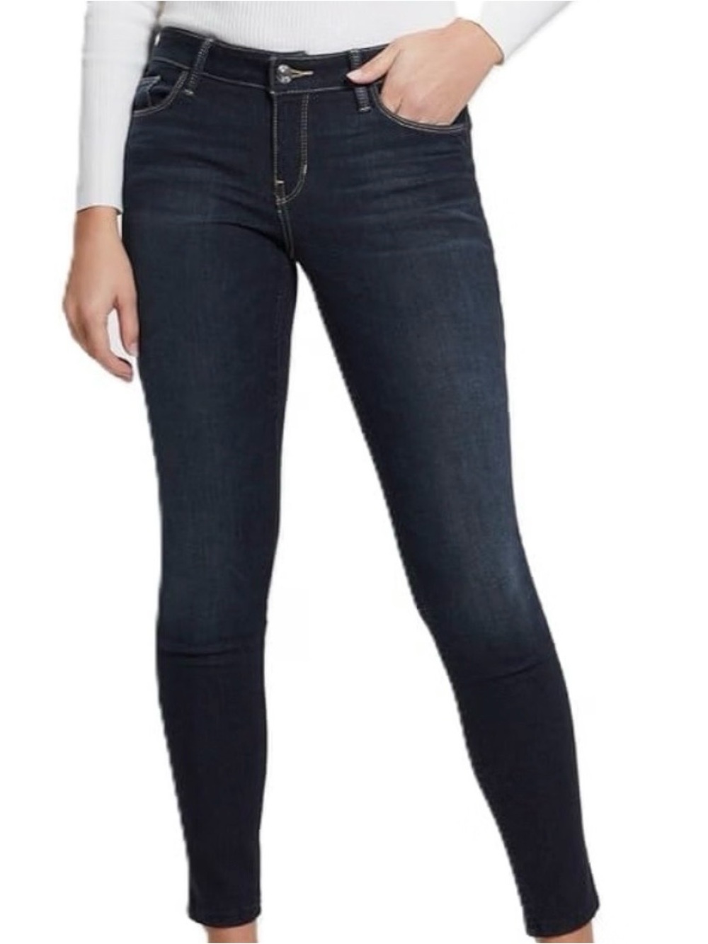 Guess Power Skinny Low Rise Jeans